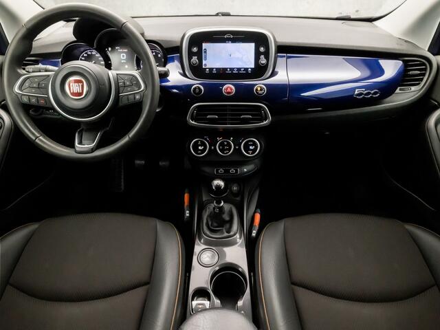 Fiat 500X 1.0 GSE Lounge (APPLE CARPLAY, NAVIGATIE, CLIMATE, CAMERA, LEDER, KEYLESS, SPORTSTOELEN, TREKHAAK, GETINT GLAS, LED KOPLAMPEN, NIEUWSTAAT)