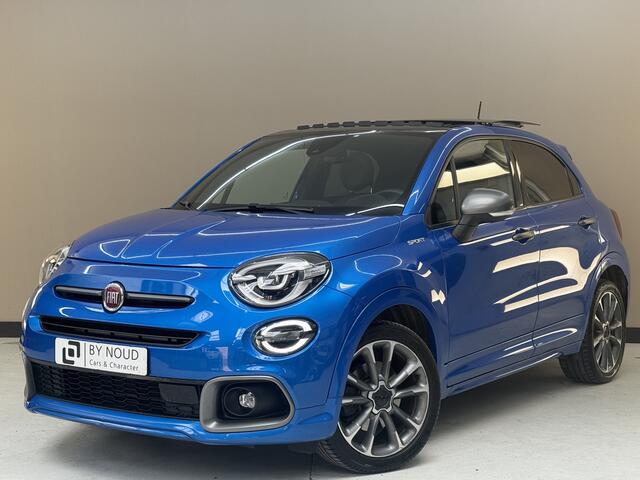 Fiat 500X 1.3 GSE Sport, 150Pk, 2020, 2de eigenaar, Trekhaak, Panoramadak, LED koplampen, Parkeersensoren, Cruise control, Climate control, Keyless go, Apple carplay,