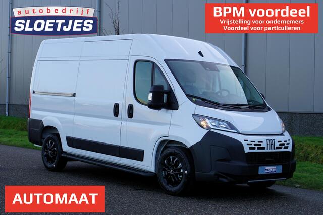 Fiat DUCATO 2.2 MultiJet 140 S&S L2H2 3.5t Automaat |Betimmering |Trekhaak |Stoelverwarming |Standkachel |Carplay |Digitaal dashboard |10" multimediascherm |Direct leverbaar |BPM vrij