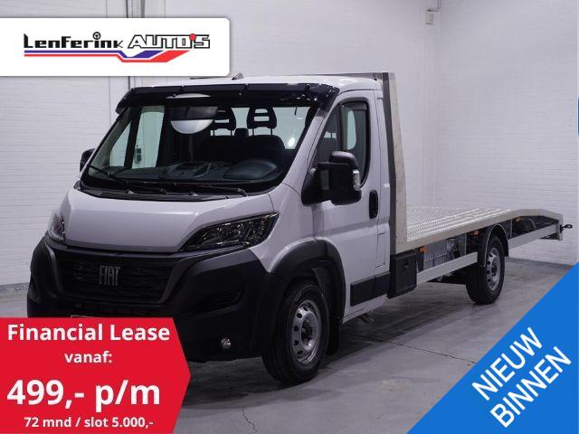 Fiat DUCATO 2.2 MJet 140 pk L4 Autotransporter Airco, BPM vrij Luchtvering, Cruise Control, DAB+, Nieuw, 3-Zits