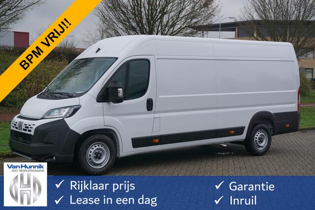 Fiat DUCATO Maxi 35 2.2 180PK L4H2 EAT8 AUT BPM VRIJ!! Airco, Camera, LED, Betimmering, 270° Deur!! NR. J03*