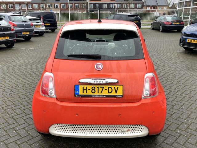Fiat E-500 (Electric) 24kwh automaat met o.a. leer, climate control, cruise, bluetooth, etc.