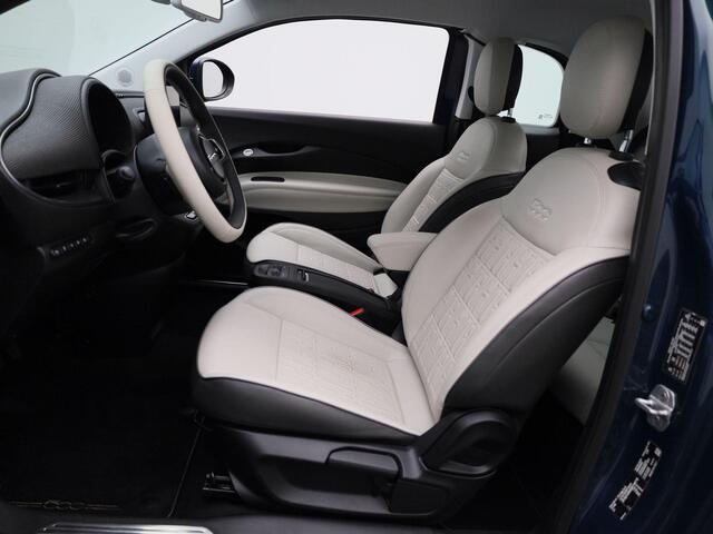 Fiat E-500 3+1 La Prima 42 kWh Leder | Navigatie | LM velgen