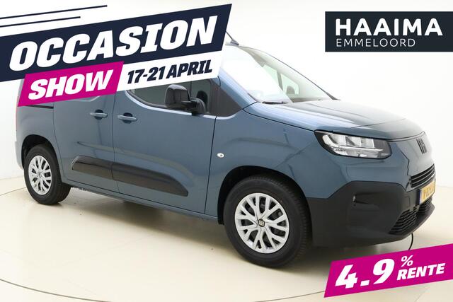 Fiat E-Doblo 136 L1 50 kWh | Nieuw | Direct leverbaar | Keyless | Apple Carplay/Android auto | Climate control | Laadruimte afwerking | Look pakket