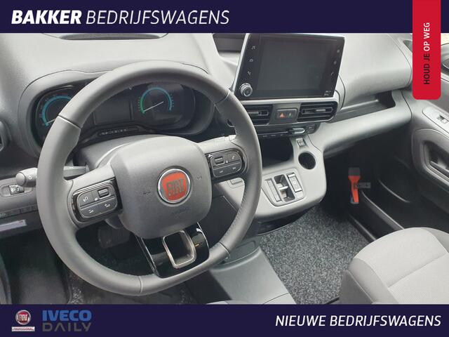 Fiat E-Doblo 136 L1 50 kWh 100% Elektrisch | Airco | Camera | Parkeersensoren (1/2 grijs)