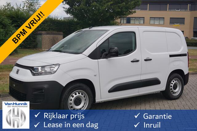 Fiat E-Doblo L1 50 kWh Plus BPM VRIJ Climate, Navi, Camera, Betimmering, 2x Schuifdeur!! NR. J291*