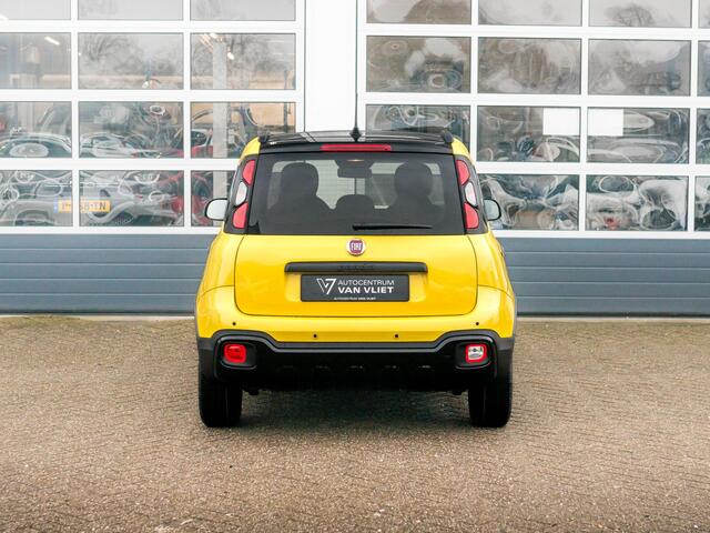 Fiat PANDA Hybrid Pandina | Uit voorraad leverbaar | Airco | Cruise | Priv Glass | Dakrails | 15" | PDC | Apple Carply | Bicolore