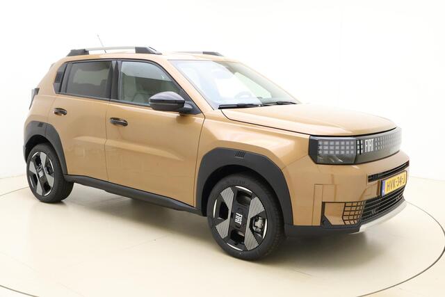 Fiat PANDA Grande La Prima 11 kW 44 kWh | Nvigatie | Climate control | Camera | Stoel & Stuurverwarming | NIEUW MODEL | DEMO | Dakrails | Hoge instap