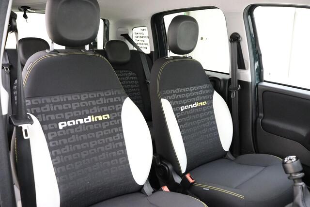 Fiat PANDA 1.0 Hybrid Pandina | NIEUW | Navigatie via Carplay | Airco | Bluetooth | Cruise control | Hoge instap | Lichtmetalen velgen | Extra getint glas | Dakrails