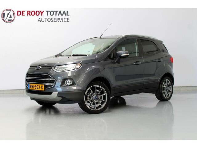 Ford ECOSPORT 1.0 EcoBoost Titanium 126PK, ZEER NETTE AUTO | DEELS LEER | NAVIGATIE | CRUISE | STOELVERWARMING | RUITVERWARMING