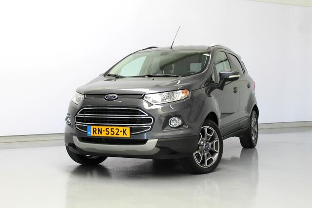 Ford ECOSPORT 1.0 EcoBoost Titanium 126PK, ZEER NETTE AUTO | DEELS LEER | NAVIGATIE | CRUISE | STOELVERWARMING | RUITVERWARMING