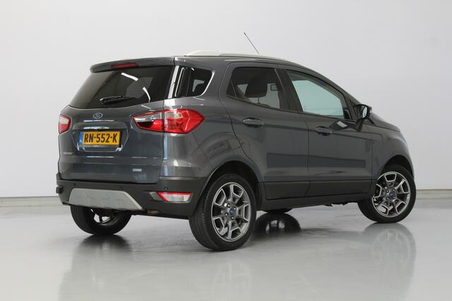 Ford ECOSPORT 1.0 EcoBoost Titanium 126PK, ZEER NETTE AUTO | DEELS LEER | NAVIGATIE | CRUISE | STOELVERWARMING | RUITVERWARMING