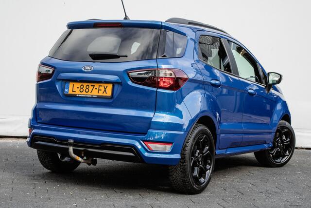 Ford ECOSPORT 1.0 125pk EcoBoost ST-Line Trekhaak/ Carplay/ Half lederen int,/ Stuur + stoelverwarming/ DAB+