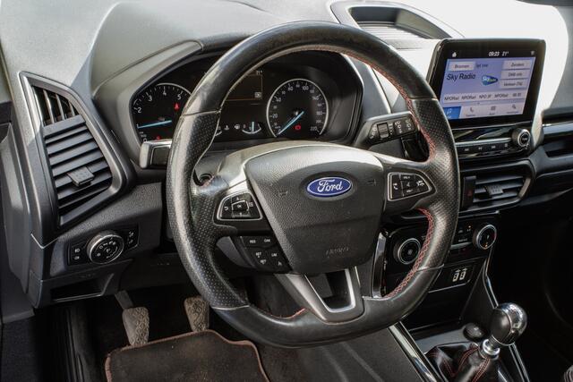 Ford ECOSPORT 1.0 125pk EcoBoost ST-Line Trekhaak/ Carplay/ Half lederen int,/ Stuur + stoelverwarming/ DAB+
