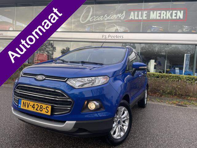 Ford ECOSPORT 1.5 Ti-VCT Titanium Achteruitrijcamera - Airco - Parkeersensoren achter - Keyless entry - Navigatie full map - dakrails - Mistlampen voor - Licht metalen velgen 16 inch - stuur leder