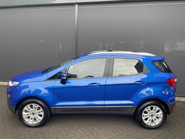 Ford ECOSPORT 1.5 Ti-VCT Titanium Achteruitrijcamera - Airco - Parkeersensoren achter - Keyless entry - Navigatie full map - dakrails - Mistlampen voor - Licht metalen velgen 16 inch - stuur leder