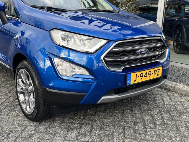 Ford ECOSPORT 1.0 EcoBoost Titanium 125pk/92kW 6-bak | Trekhaak | 17 inch | Navigatie | Camera | Half leder | Ambient Light | etc. etc.