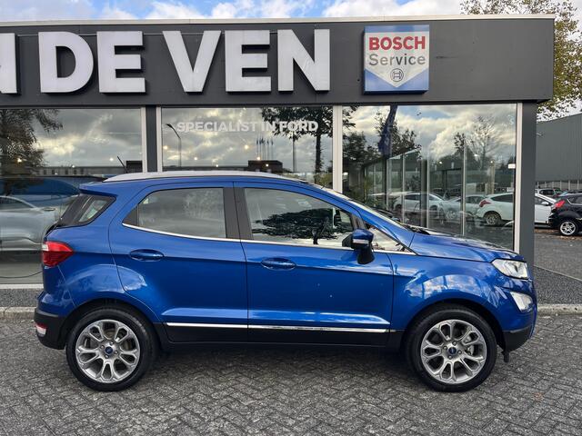Ford ECOSPORT 1.0 EcoBoost Titanium 125pk/92kW 6-bak | Trekhaak | 17 inch | Navigatie | Camera | Half leder | Ambient Light | etc. etc.