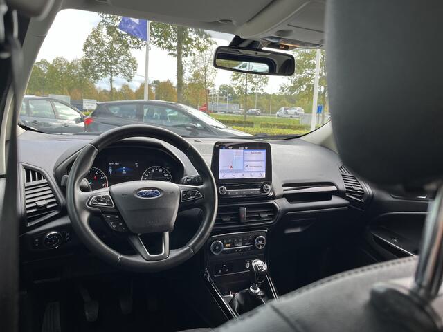 Ford ECOSPORT 1.0 EcoBoost Titanium 125pk/92kW 6-bak | Trekhaak | 17 inch | Navigatie | Camera | Half leder | Ambient Light | etc. etc.