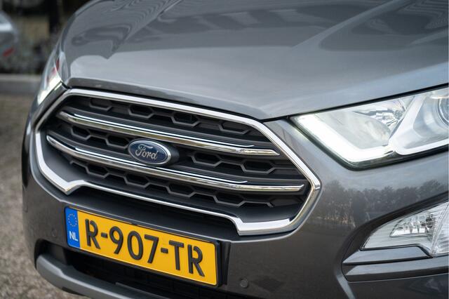 Ford ECOSPORT 1.0 Titanium Automaat | Navi | Apple CarPlay | Afn. Trekhaak | B&O | Stoel- Stuurverw. | PDC V+A