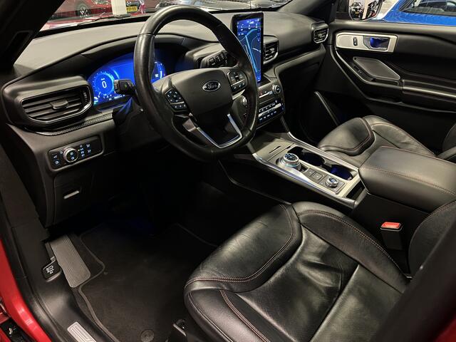 Ford EXPLORER 3.0 V6 EcoBoost PHEV ST-Line 457PK AWD | 7-Persoons | Trekhaak | Panodak | Side bars | 22inch