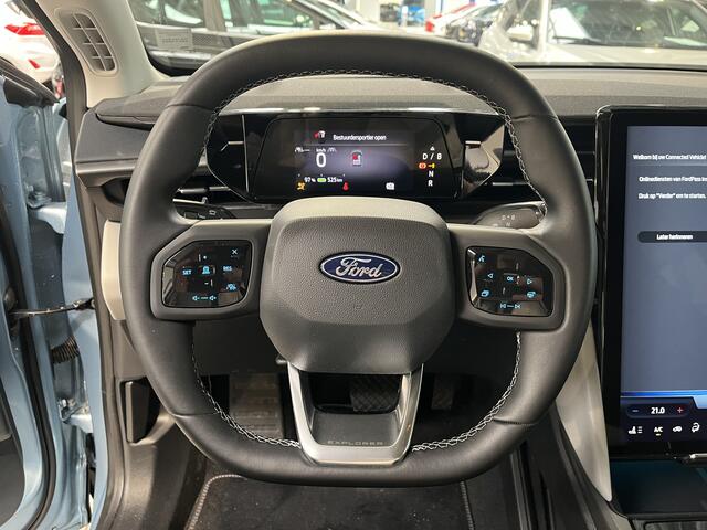 Ford EXPLORER EV Extended Range RWD 286 pk 77 kWh | Warmtepomp | Driver assistance pack | Elektrische stoel met geheugen | Adaptieve cruise | Garantie tm 2029!