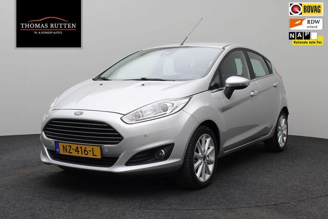 Ford FIESTA 1.0 EcoBoost Titanium 2017 | Airco | Navigatie | Parkeersensoren | Cruise Control | Stuurwiel Bediening | Lichtmetaal | Boekjes | 2 Sleutels | Nationale Autopas