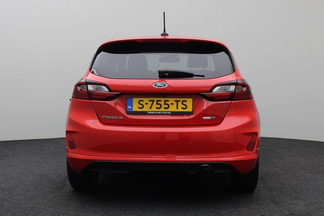 Ford FIESTA 1.0 EcoBoost Hybrid ST-Line X 2023 | CarPlay | 1e Eigenaar | Airco | Navigatie | Cruise Control | Achteruitrij Carmera | Parkeersensoren | Stoelverwarming | Stuurverwarming | Boekjes | Nationale Autopas