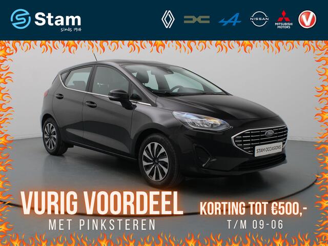 Ford FIESTA 124pk EcoBoost Hybrid Titanium Cruise | Climate | Carplay | Parkeersens. achter | Stoel-/stuur-/voorruitverw.