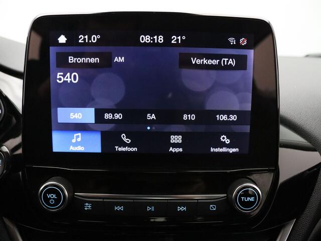 Ford FIESTA 124pk EcoBoost Hybrid Titanium Cruise | Climate | Carplay | Parkeersens. achter | Stoel-/stuur-/voorruitverw.