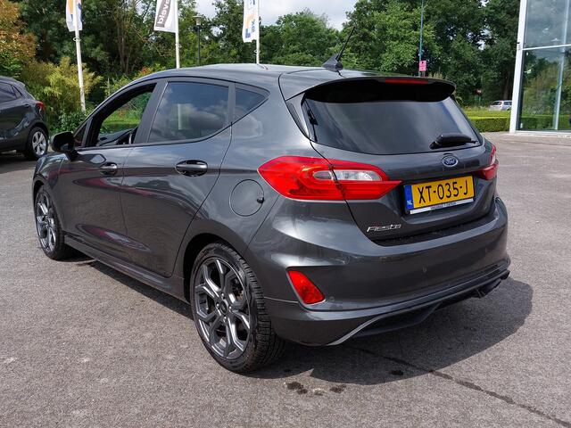 Ford FIESTA 1.0 EcoBoost 101pk ST-Line 5-Deurs | Navi | Apple Carplay + Android Auto | Clima | Cruise | Keyless Start | Pdc | Stoelverwarming | Rijstrook+Lichtsensor | Privacy Glass | 17''lm