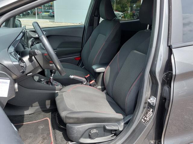 Ford FIESTA 1.0 EcoBoost 101pk ST-Line 5-Deurs | Navi | Apple Carplay + Android Auto | Clima | Cruise | Keyless Start | Pdc | Stoelverwarming | Rijstrook+Lichtsensor | Privacy Glass | 17''lm