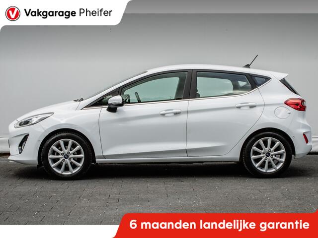 Ford FIESTA 1.0 EcoBoost Titanium Trekhaak/ Led/ Carplay/ Navigatie/ Stoel-stuurverwarming/ Blindspot/ 16" Lmv