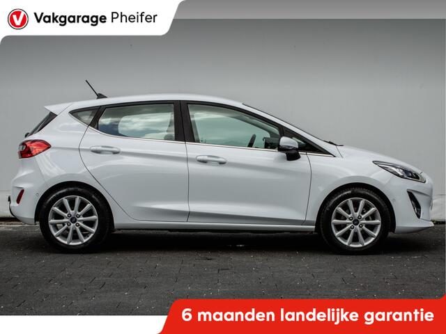 Ford FIESTA 1.0 EcoBoost Titanium Trekhaak/ Led/ Carplay/ Navigatie/ Stoel-stuurverwarming/ Blindspot/ 16" Lmv