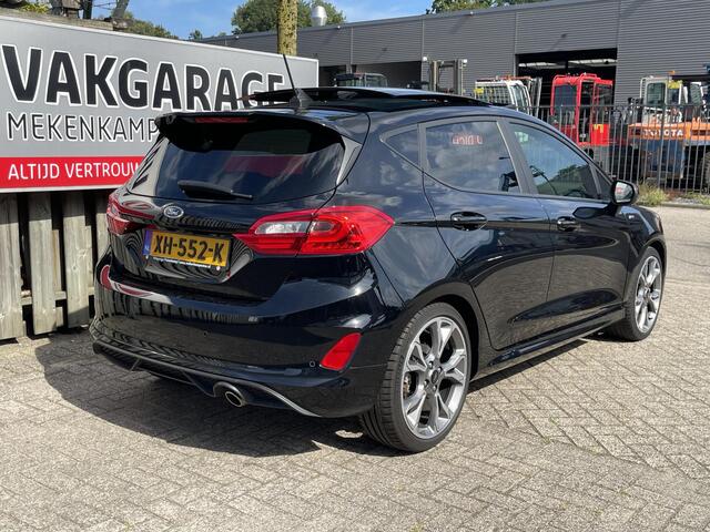 Ford FIESTA 1.0 EcoBoost ST-Line 18''/B&O audio+Phoenix Gold Subwoofer/Panoramadak/Adaptieve cruise/Keyless/Camera/Blindspot/DAB/Apple Carplay & Android Auto/Stoel+stuur+voorruit verwarming