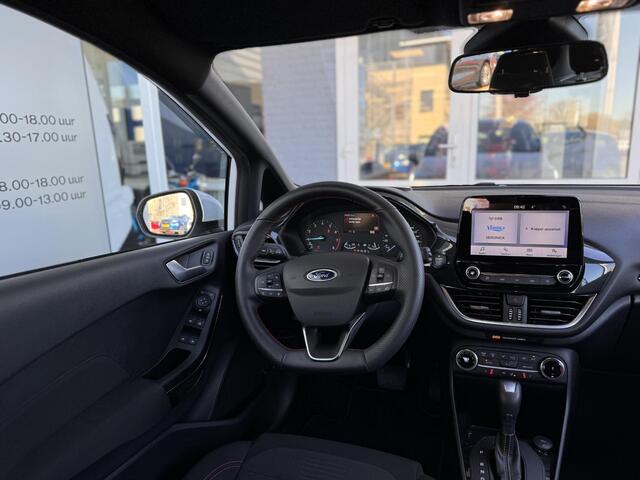 Ford FIESTA 125pk EcoB Hybrid Automaat ST-Line Camera Winter Parking pack Garantie 19-7-2027 / max. 100.000km