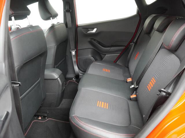 Ford FIESTA EcoBoost 100 pk ST-Line | B&O | Adapt. Cruise | Leder | Winter Pack | Trekhaak | Navi | Apple/Android CarPlay | 18'' lm |