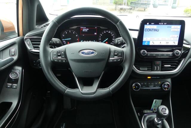 Ford FIESTA 1.0 EcoBoost Titanium TREKHAAK, B&O, ADAPT. CRUISE, CLIMA, CAMERA, NAVI, LANE ASSIST, 27.833KM