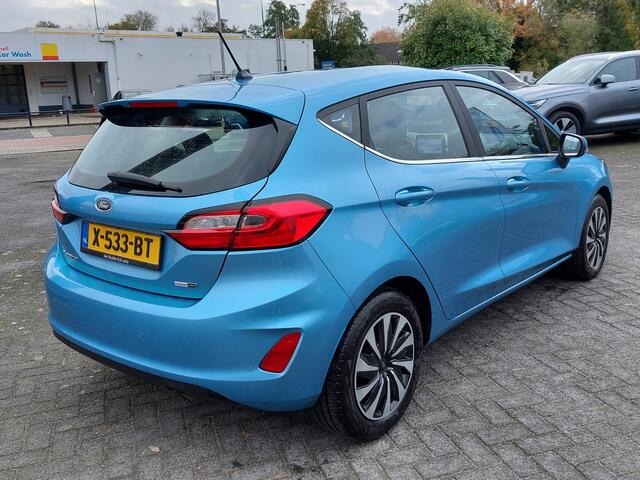 Ford FIESTA 1.0 EcoBoost 125pk Hybrid Titanium 5-Deurs | Apple Carplay+Android Auto | Clima | Adap.Cruise | Pdc | Rijstrook+Licht+Regensensor | Stoel+Stuurwielverwarming | Voorruitverwarming