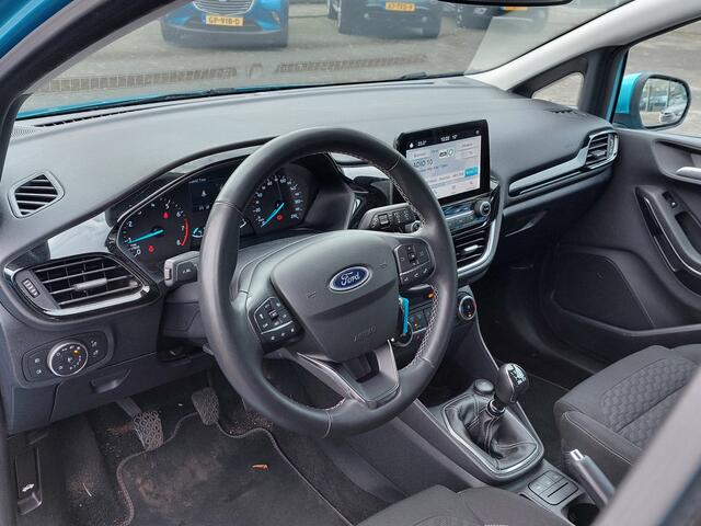 Ford FIESTA 1.0 EcoBoost 125pk Hybrid Titanium 5-Deurs | Apple Carplay+Android Auto | Clima | Adap.Cruise | Pdc | Rijstrook+Licht+Regensensor | Stoel+Stuurwielverwarming | Voorruitverwarming