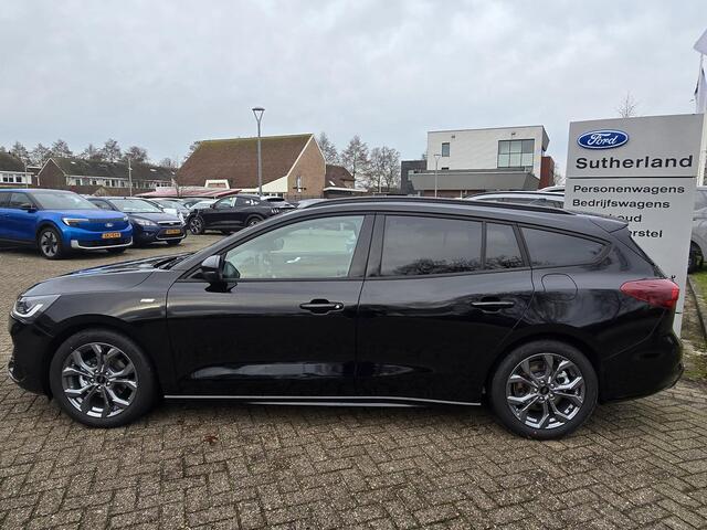Ford FOCUS 1.0 EcoBoost Hybrid ST Line Wagon 155pk Automaat | April leverbaar | Winter Pack | Agate Black | 12.3 inch personaliseerbare Digital Cockpit | Achteruitrijcamera | Draadloos opladen mobiele telefoon | Ford Keyless Entry