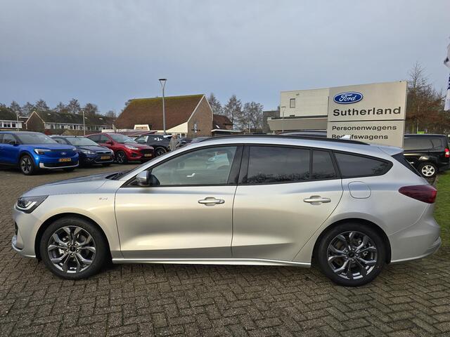 Ford FOCUS 1.0 EcoBoost Hybrid ST Line Wagon 155pk Automaat SCI | April leverbaar | Winter Pack | Moondust Silver | 12.3 inch personaliseerbare Digital Cockpit | Achteruitrijcamera | Draadloos opladen mobiele telefoon | Ford Keyless Entry