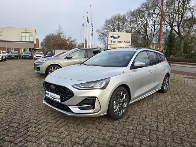Ford FOCUS 1.0 EcoBoost Hybrid ST Line Wagon 155pk Automaat SCI | April leverbaar | Winter Pack | Moondust Silver | 12.3 inch personaliseerbare Digital Cockpit | Achteruitrijcamera | Draadloos opladen mobiele telefoon | Ford Keyless Entry