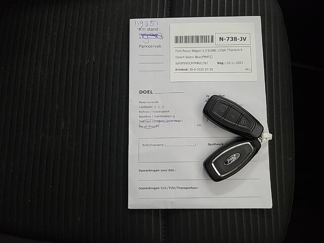 Ford FOCUS Wagon 1.0 EcoBoost Titanium X Business (126 PK) 1e-Eig. & Dealer-Onderh. BOVAG-Garantie. NL-Auto.