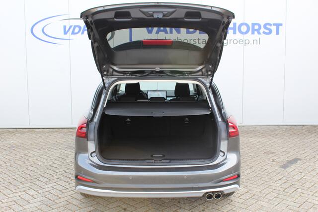 Ford FOCUS Wagon 1.0-155pk EcoBoost Mild-Hybrid Active AUTOMAAT ! Trekgewicht 1.500kg ! Ruim ¤. 9.000,- beneden de nieuwprijs ! Volautm. airco dual, navigatie, telefoonvoorb., adaptive cruise control, LED verlichting, metallic lak, camera, front-, lane- en side assi