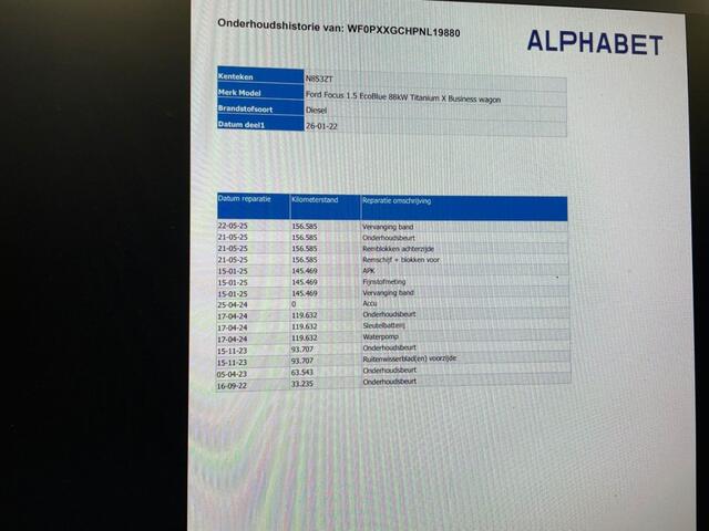 Ford FOCUS Wagon 1.5 EcoBlue Titanium X Business - Carplay, Camera, Trekhaak, Stoelverw.