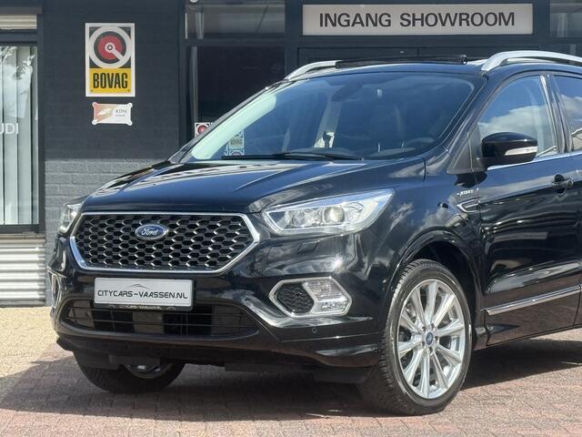 Ford KUGA 1.5 EcoBoost Vignale awd automaat 176 pk full options panoramadak navi camera climate ctr cruise ctr xenon led afn trekhaak lmv 19 inch 1e eigenaar dealer onderhouden