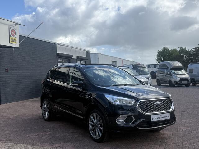 Ford KUGA 1.5 EcoBoost Vignale awd automaat 176 pk full options panoramadak navi camera climate ctr cruise ctr xenon led afn trekhaak lmv 19 inch 1e eigenaar dealer onderhouden