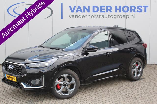 Ford KUGA 2.5-243pk PHEV ST-Line X Nieuwste model. Ultieme luxe hoogzitter met een trekgewicht van 2.100kg ! Schuif / kanteldak. Elektrisch inklapbare Trekhaak, vooruit, stuur, stoelverwarming V+A, 360 Camera, HUB, Apple/Androidauto, Elektrisch verstelbare stoelen,