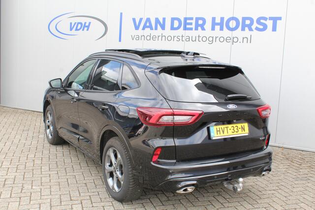 Ford KUGA 2.5-243pk PHEV ST-Line X Nieuwste model. Ultieme luxe hoogzitter met een trekgewicht van 2.100kg ! Schuif / kanteldak. Elektrisch inklapbare Trekhaak, vooruit, stuur, stoelverwarming V+A, 360 Camera, HUB, Apple/Androidauto, Elektrisch verstelbare stoelen,